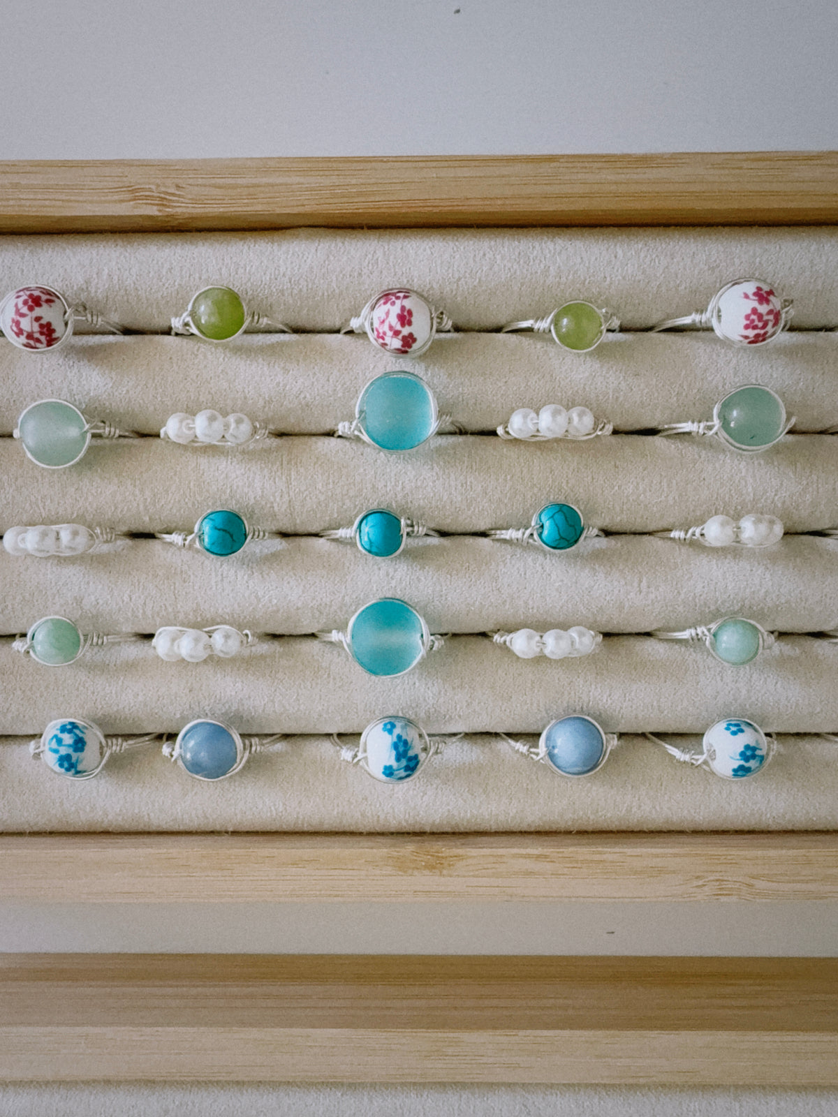 Silver Wire Wrapped Rings