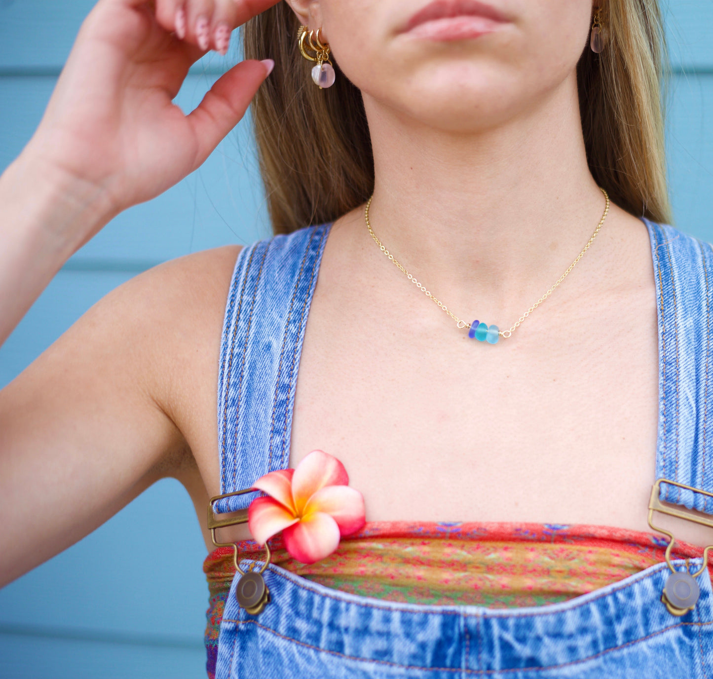 Seaglass Charm necklace