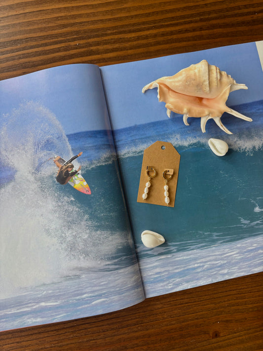 Gold Filled Pearl Earrings