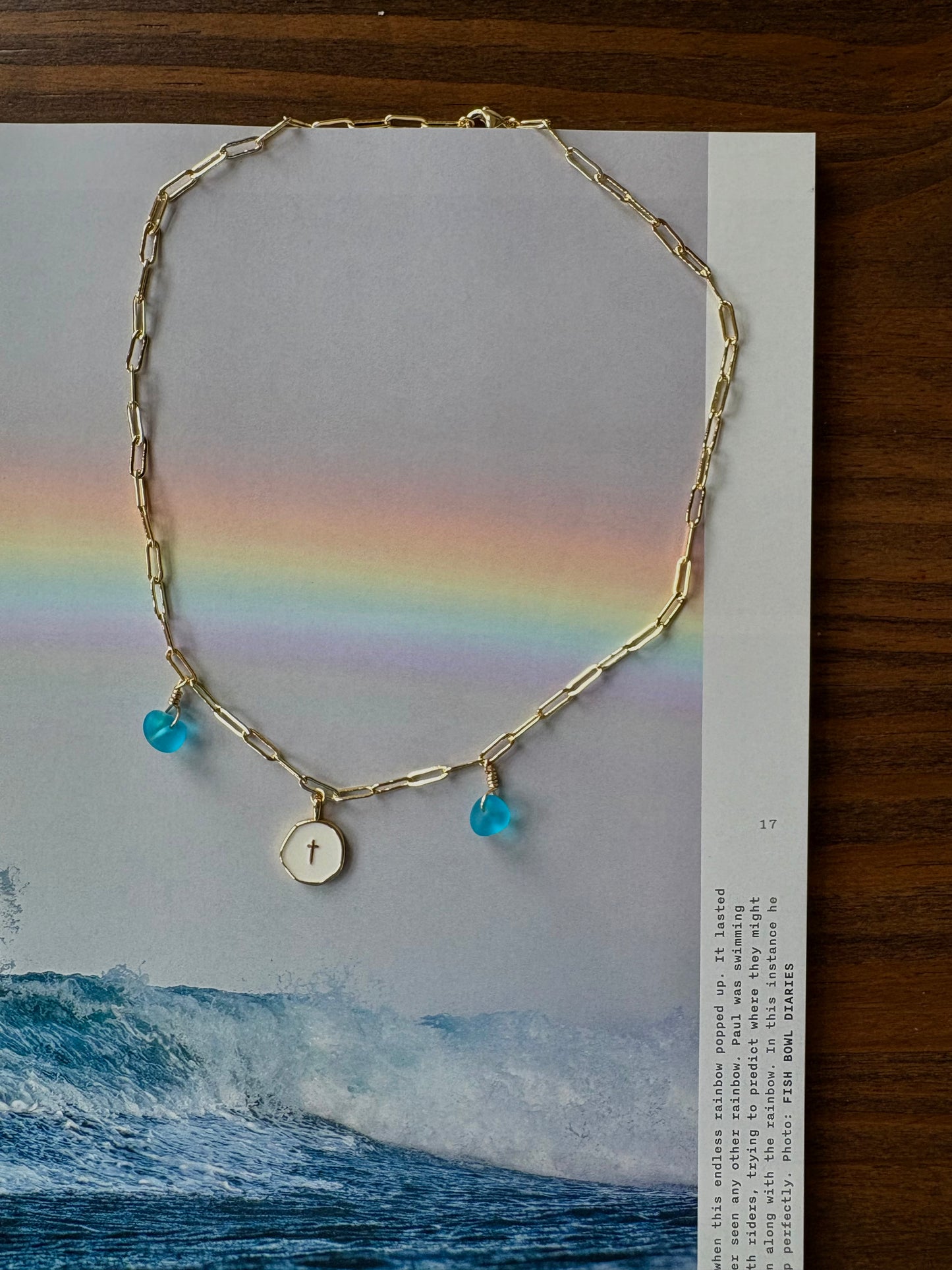 Tri Seaglass Necklaces