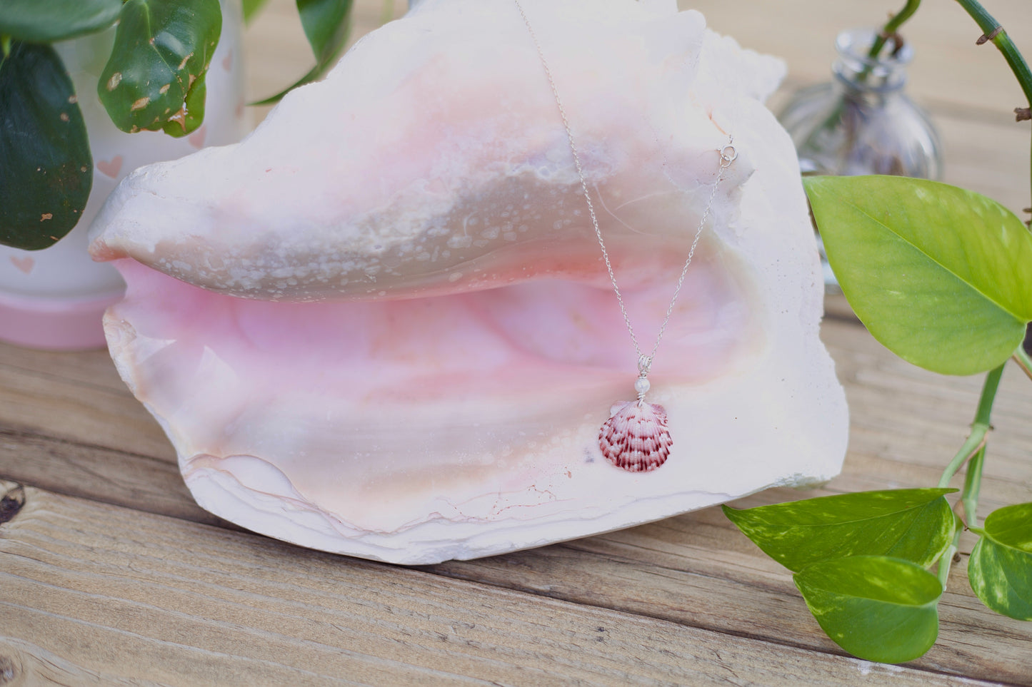 Silver Shell Necklaces